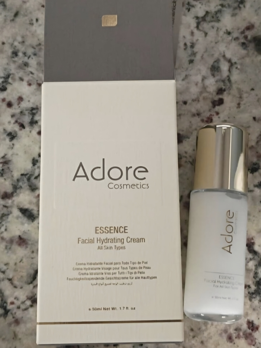 Adore Essence Facial Hydrating Cream - White & Gold